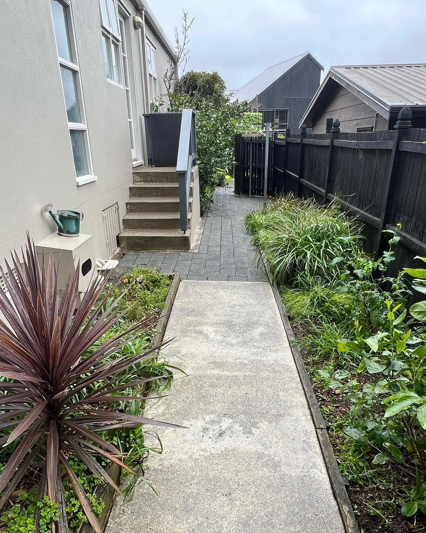 pressure wash pathway