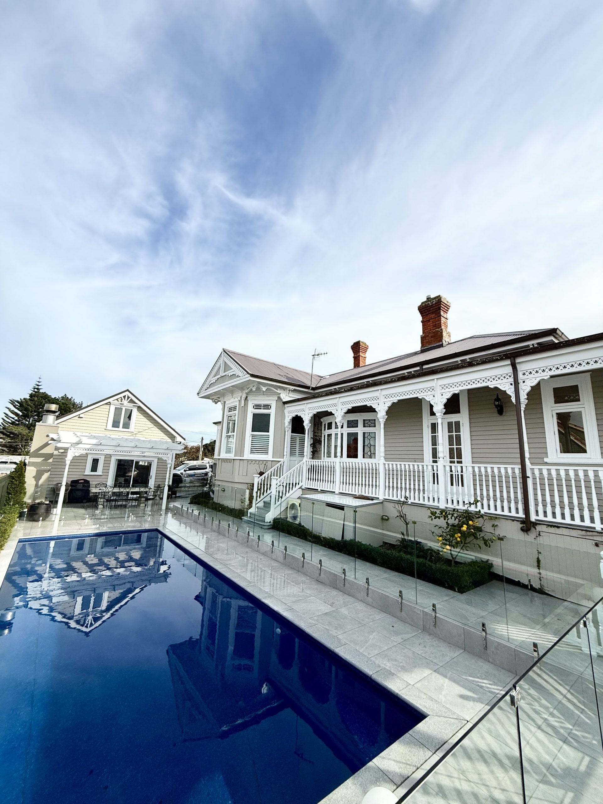 Auckland house exterior suitable for spider treatment
