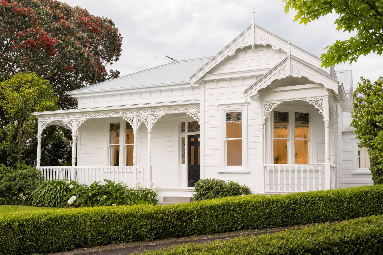 Professional soft washing of weatherboard house in Auckland — Essential Water Blasting